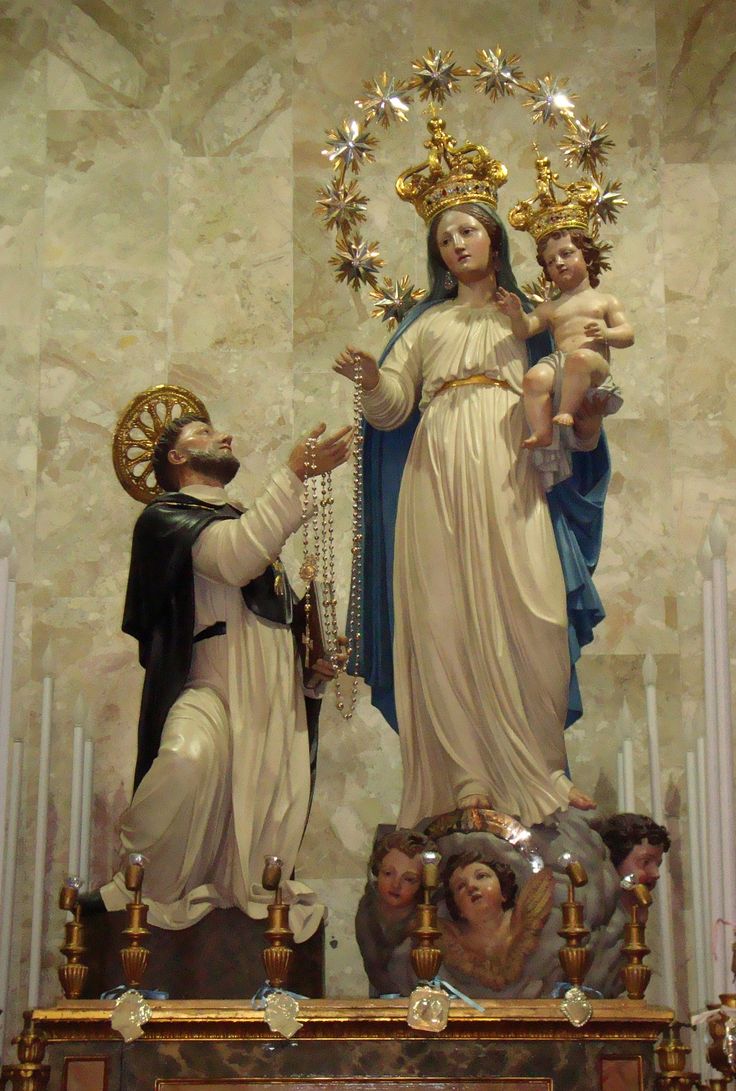 Our Lady of the Rosary Statue